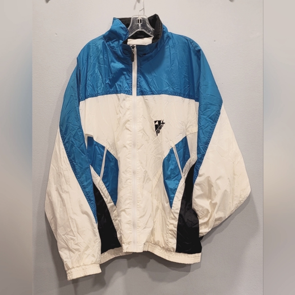 Vintage 1990's Apex Windbreaker Jacket, Size XXL